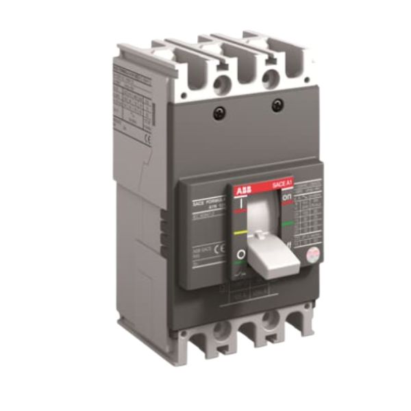 DISJUNTOR  TRIPOLAR 550V 100A RELE TERMOMAGNETICO TMF ISOLADO A AR FIXO TERMOMAGNETICO A1B 125 TMF 100-1000 3P F F 1SDA066707R1