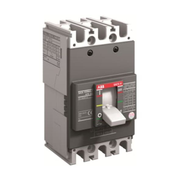 DISJUNTOR  TRIPOLAR 550V 125A RELE TERMOMAGNETICO TMF ISOLADO A AR FIXO TERMOMAGNETICO A1C TMF 125-1250 3P F F 1SDA066720R1