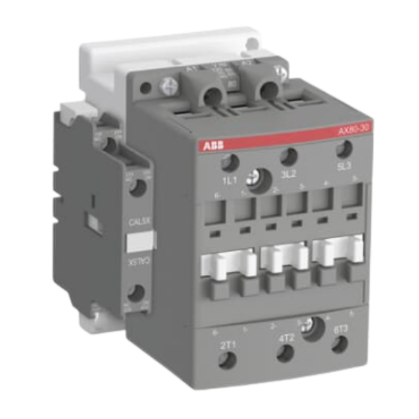 CONTATOR  FORCA TRIPOLAR S/RELE BIMETALICO 220-220V 80A 125A 50/60HZ 1NA+1NF AX80-30-11-75 1SBL411074R7511