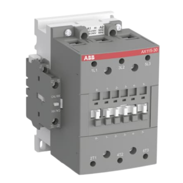 CONTATOR  FORCA TRIPOLAR S/RELE BIMETALICO 110-127V  115A 160A 50/60HZ 1NA+1NF AX115-30-11-26 1SFL981074R2611