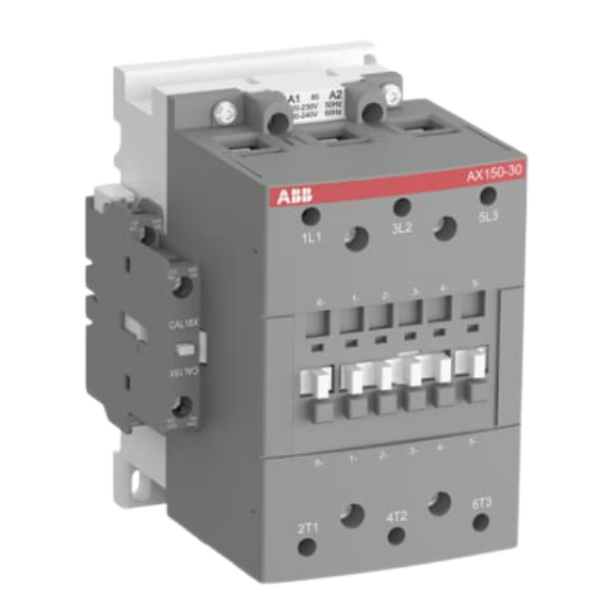 CONTATOR  FORCA TRIPOLAR S/RELE BIMETALICO 110-127V 150A 190A 50/60HZ 1NA+1NF AX150-30-11-26 1SFL991074R2611