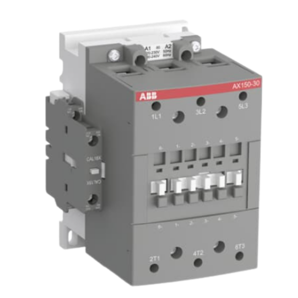 CONTATOR  FORCA TRIPOLAR S/RELE BIMETALICO 220-220V 150A 190A 50/60HZ 1NA+1NF AX150-30-11-75 1SFL991074R7511