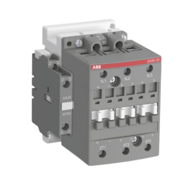 CONTATOR  FORCA TRIPOLAR S/ RELE BIMETALICO 380V 50A AC3 50/60HZ 2NA+1NF AX50-30-11-26 110-127V 60HZ 1SBL351074R2611